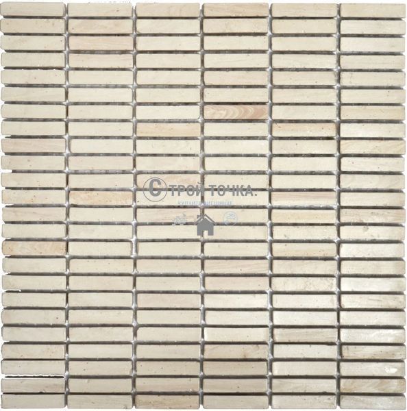 Мозаїка керамогранітна KC MI7 10500513C Sabbia 300 x 300 х 10 (прямокутник 10 x 50) MI7 10500513C фото