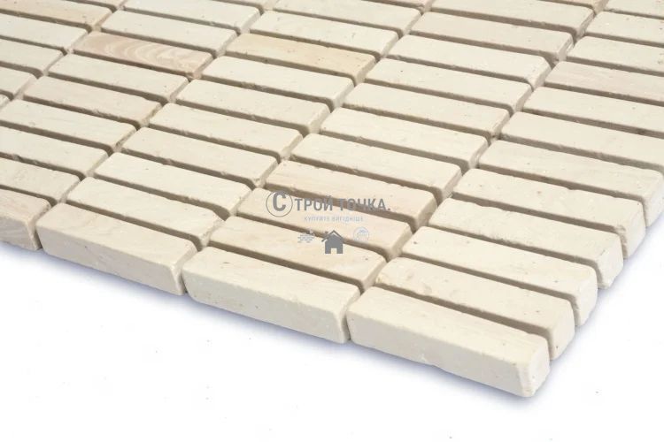 Мозаїка керамогранітна KC MI7 10500513C Sabbia 300 x 300 х 10 (прямокутник 10 x 50) MI7 10500513C фото