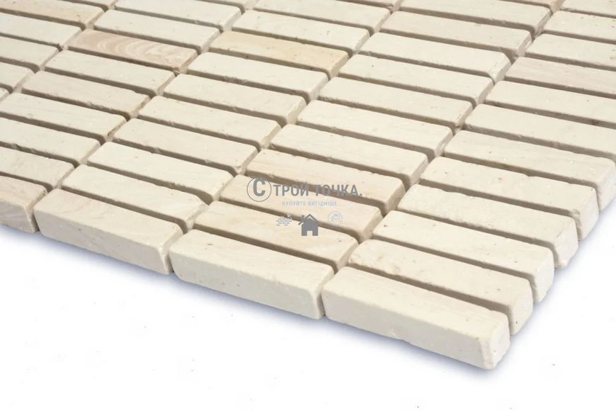 Мозаїка керамогранітна KC MI7 10500513C Sabbia 300 x 300 х 10 (прямокутник 10 x 50) MI7 10500513C фото