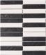 Мозаика керамическая KC Kit Kat 69007 С2 White/Black Mat ST 252x300х9 (23х124) K 69007 фото 1