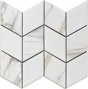 Мозаика керамическая KC DIAMOND W2 69002 White/print 51 264x314x9 (73x124) 0,058 м2 D W2 69002 фото