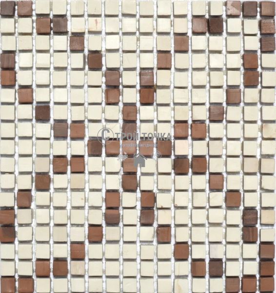 Мозаика керамогранитная KC MI7 K0608 Lviv Legends Beige/Focato/Nero/Buchero MI7 K0608 фото