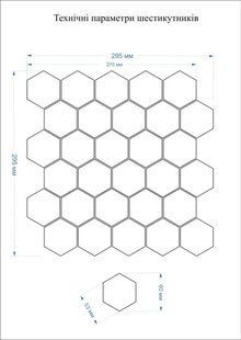 Мозаика керамическая KC HEXAGON H 69002 С2 295х295х9 H 69002 фото