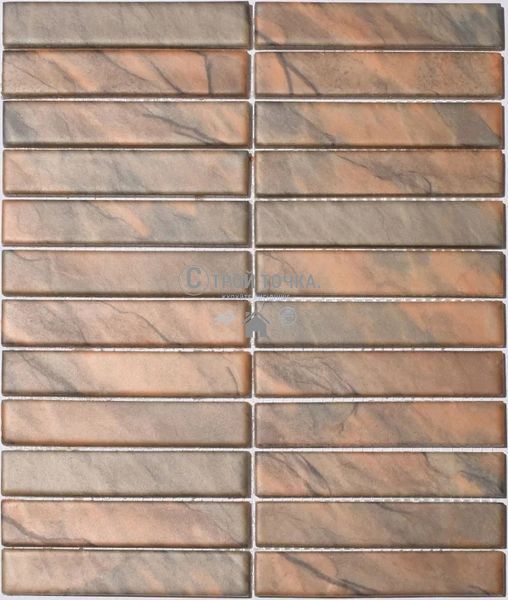 Мозаика керамическая KC Kit Kat КP 6011 mat 252x300х9 (23х124) KP 6011 mat фото