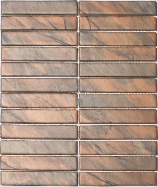 Мозаика керамическая KC Kit Kat КP 6011 mat 252x300х9 (23х124) KP 6011 mat фото