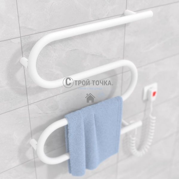 Електрична рушникосушарка Laris Зебра Змійовик 25 ЧФ3 500 х 500 Е (підкл. справа) 75201020 фото