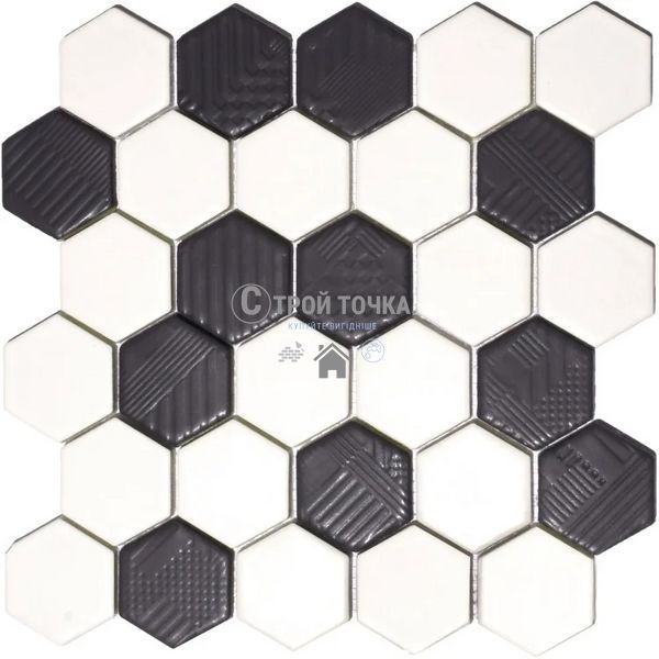 Мозаїка керамічна KC HEXAGON H 69007 С2 295х295х9 H 69007 фото