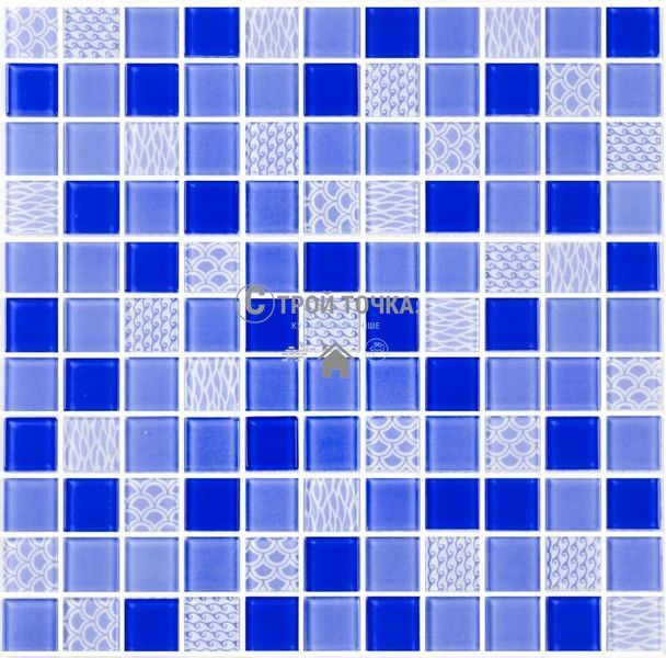 Мозаика керамическая KC GM 4052 C3 Cobalt d/Cobalt m/Structure 300 х 300 х 4 ( 25 х 25 ) GM 425052 фото
