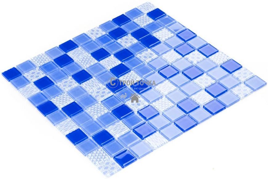 Мозаика керамическая KC GM 4052 C3 Cobalt d/Cobalt m/Structure 300 х 300 х 4 ( 25 х 25 ) GM 425052 фото