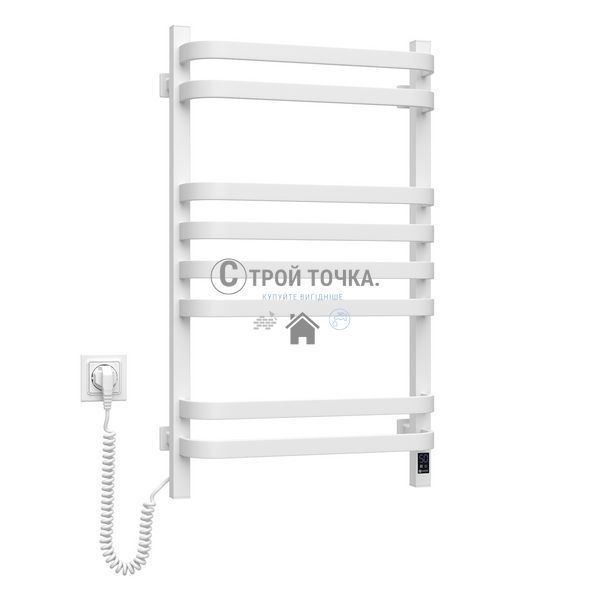 Рушникосушка електрична Navin Stugna 480х800 Sensor ліва біла 12-149153-4880 фото