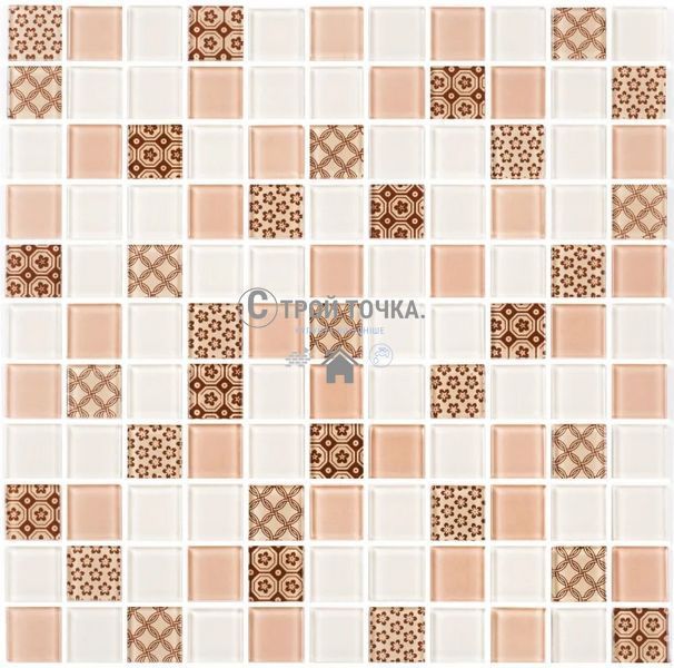 Мозаика керамическая KC GM 4055 C3 Beige w/Beige m/Structure 300 х 300 х 4 ( 25 х 25 ) GM 425055 фото