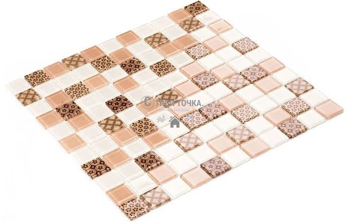 Мозаика керамическая KC GM 4055 C3 Beige w/Beige m/Structure 300 х 300 х 4 ( 25 х 25 ) GM 425055 фото