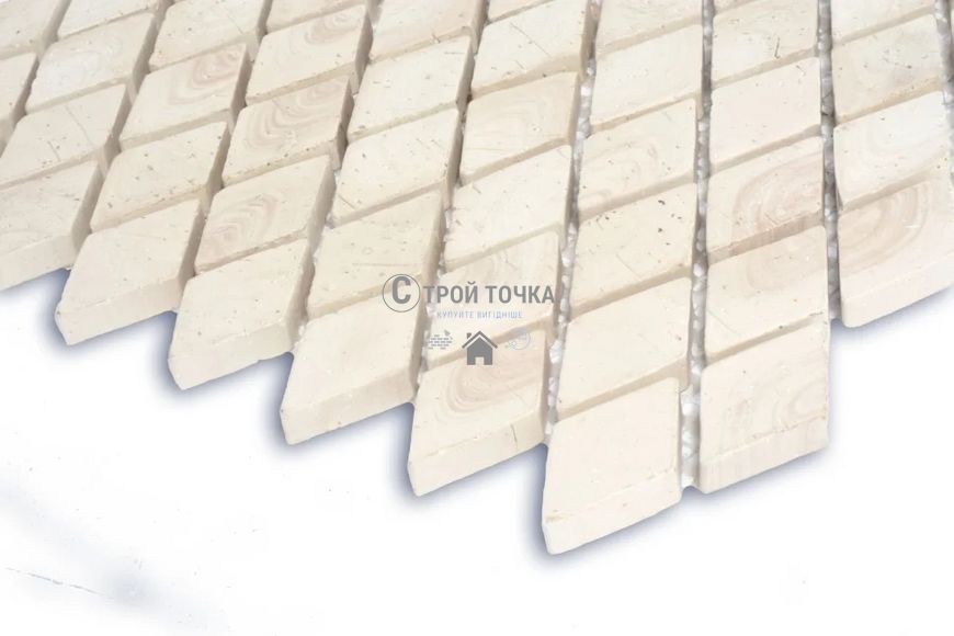 Мозаїка керамогранітна KC MI7 30500304C Beige 300 x 300 х 10 (ромб 30 x 50) MI7 30500304C фото