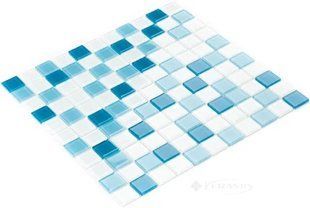 Мозаика керамическая KC GM 4039 C3 Cerulean w/white 300 х 300 х 4 ( 25 х 25 ) h1905 фото