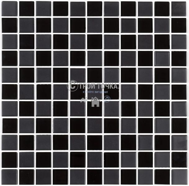 Мозаика керамическая KC GM 4057 CС Black mat/Black 300 х 300 х 4 (25 х 25) GM 425057 фото
