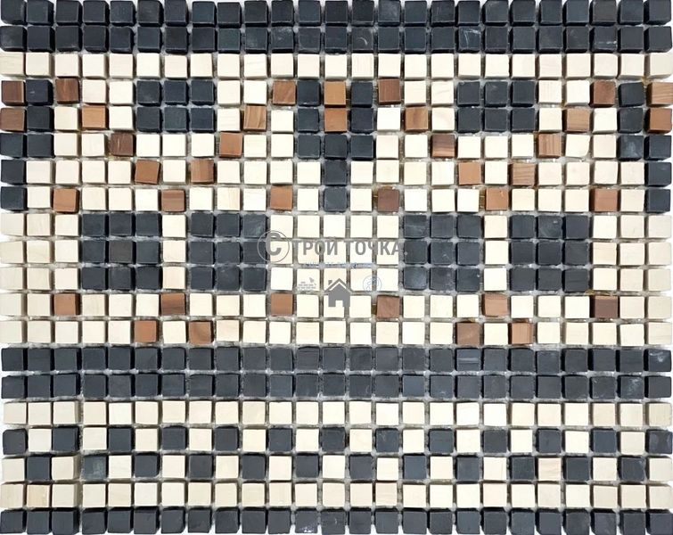 Мозаика керамогранитная KC MI7 K060802 Lviv Legends фриз Beige/Noce/Nero MI7 K060802 фото