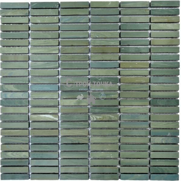 Мозаїка керамогранітна KC MI7 10500503C Terra Verde 300 x 300 х 10 (прямокутник 10 x 50) MI7 10500503C фото