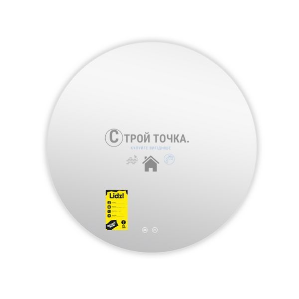 Дзеркало Lidz Astra R800 з LED-підсвічуванням Touch, з антизапотіванням, з димером, рег. яскравості LDASR80049290 SD00055414 фото