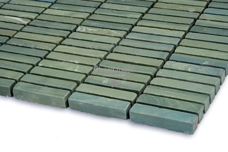 Мозаїка керамогранітна KC MI7 10500503C Terra Verde 300 x 300 х 10 (прямокутник 10 x 50) MI7 10500503C фото