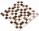 Мозаика керамическая KC СМ 3022 C2 brown/white 300 х 300 х 9 ( 25 х 25 ) CM 3022 фото 2