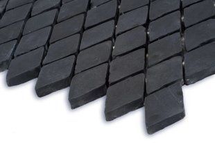 Мозаика керамогранитная KC MI7 30500306C Nero 300 x 300 х 10 (ромб 30 x 50) MI7 30500306C фото