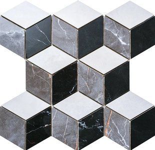 Мозаика керамическая KC CMD K91001 C3 Shine white/grey/black 290x300x10 (56x96) 0,07 м2 CMD K91001 фото