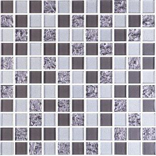 Мозаика керамическая KC GM 8001 C3 GreyR S1/Grey m/Grey Silver 300 х 300 х 8 ( 25 х 25 ) GM 825001 фото