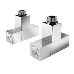 Кран кутовий Laris 1/2" - 1/2" Кватро 2шт. (LX-855) 71401053 фото