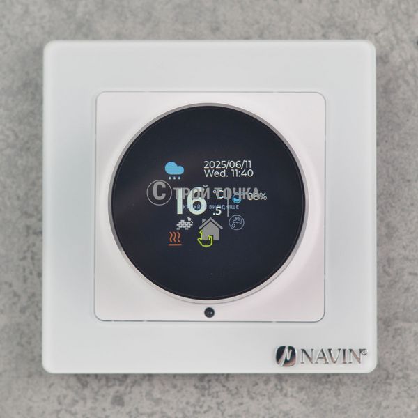 Терморегулятор для теплого пола EH20R-16A Wi-Fi Tuya, белый с внешним датчиком температуры 24-160075-0331 фото