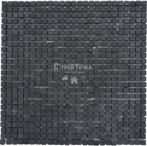 Мозаика керамическая KC MI7 10100606C Nero 300x300х10 (кубик 10x10) MI7 10100606C фото