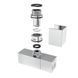 Кран кутовий Laris 1/2" - 1/2" Кватро 2шт. (LX-855) 71401053 фото 4