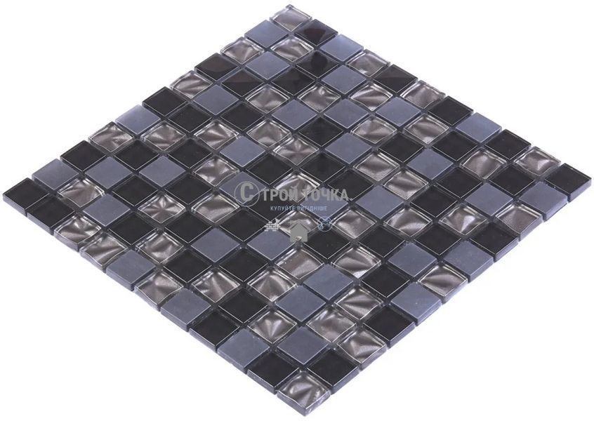 Мозаика керамическая KC GM 8002 C3 imperial S4/Ceramik Black/Black 300 х 300 х 8 ( 25 х 25 ) GM 825002 фото