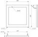 Водяна сушка для рушників Simple DRY 50x50x3 GA-60001-1 фото 3