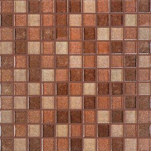 Мозаика керамическая KC GM 8007 C3 Brown Dark/Brown Gold/Brown Brocade 300 х 300 х 8 ( 25 х 25 ) GM 825007 фото