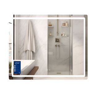 Зеркало Mideya (MI2) 900х700 с LED-подсветкой Touch, с антизапотеванием, с димером, рег. яркости QТ2078NCF9070 SD00054604 фото