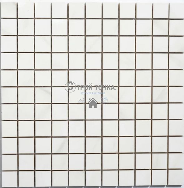 Мозаїка керамічна KC СМ 325097 C carrara 300 х 300 х 9 (25 х 25) h1608 фото