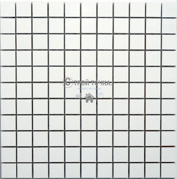 Мозаика керамическая KC СМ 325099 C estet white 300 х 300 х 9 (25 х 25) h1609 фото