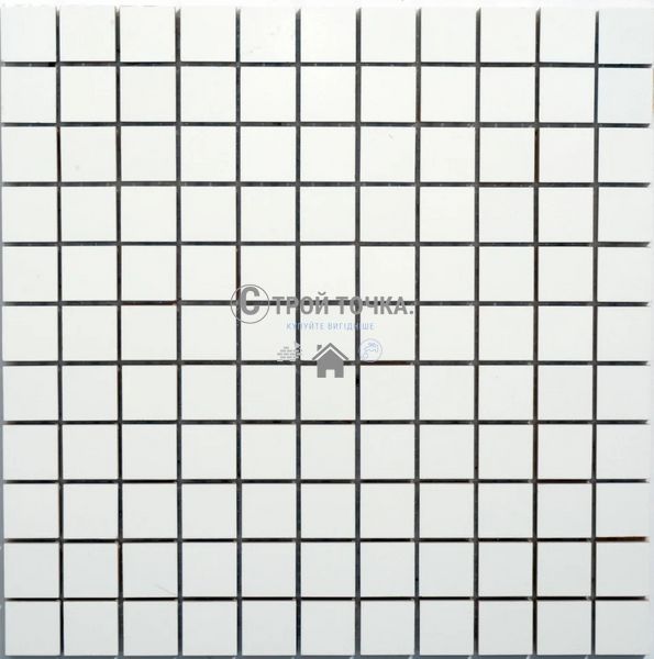 Мозаика керамическая KC СМ 325099 C estet white 300 х 300 х 9 (25 х 25) h1609 фото