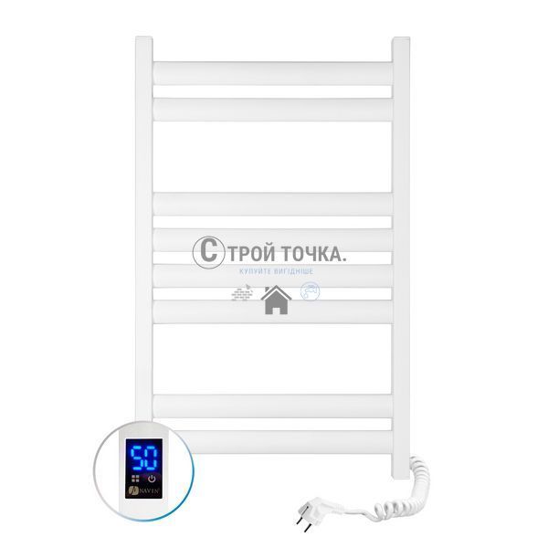 Рушникосушка Ellipse 500х800 Sensor права з таймером, білий оксамит 12-845053-5080 фото