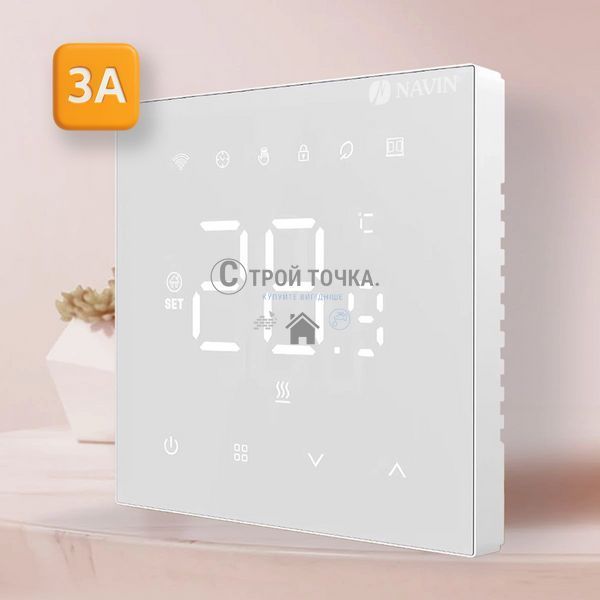 Терморегулятор для отопительного котла NAVIN WT410 W-3А с Wi-Fi 24-104273-8686 фото