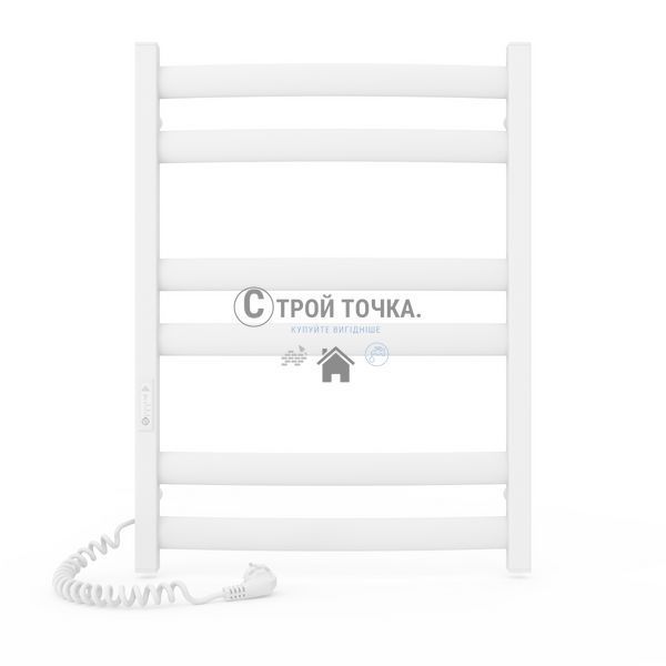 Электрический полотенцесушитель Laris Зебра Атлант ЧФ6 500 х 700 Е (пидкл. злива) R3 77700096 фото