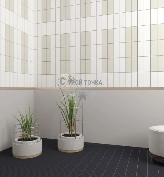 Мозаика керамическая KC BRICK B 6014 Light Grey 300x300х9 (48х124) 0,075 м2 B 6014 фото