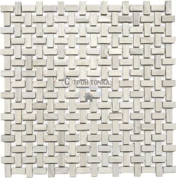 Мозаїка керамогранітна KC MI7 10200401C Grigo Caldo 300 x 300 х 10 (прямокутник 10 x 20) MI7 10200401C фото