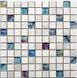 Мозаика керамическая KC СМ 3107 C3 laterizio griz/laterizio bianco/line glass 300 х 300 х 9 ( 25 х 25 ) h1616 фото 1