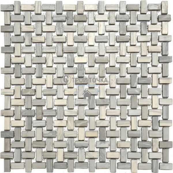 Мозаїка керамогранітна KC MI7 10200402C Grigio Freddo 300 x 300 х 10 (прямокутник 10 x 20) MI7 10200402C фото