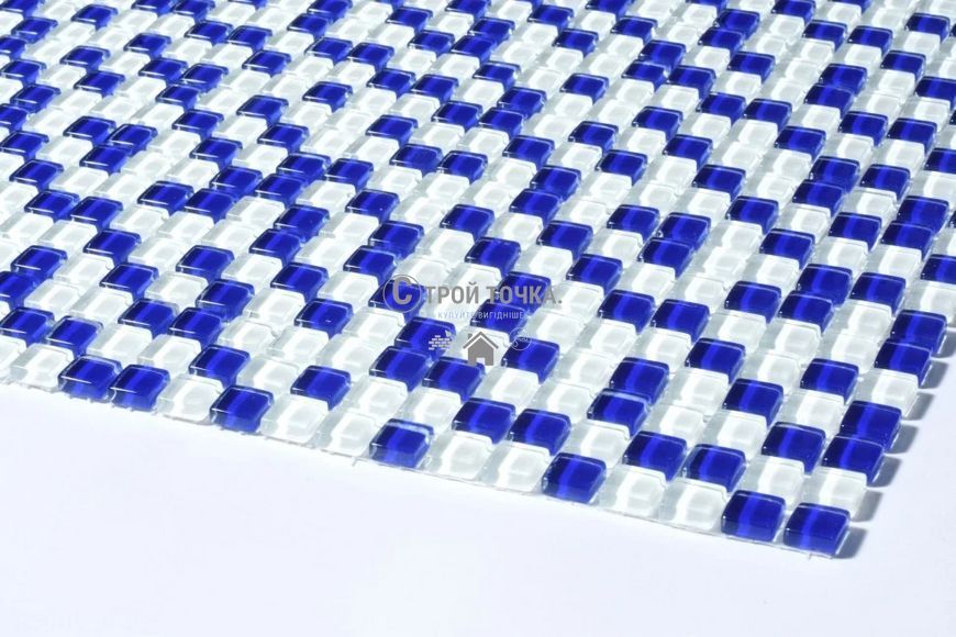 Мозаика керамическая KC GM 410006 C2 Cobalt d/White 300 х 300 х 4 ( 10 х 10 ) GM 410006 фото