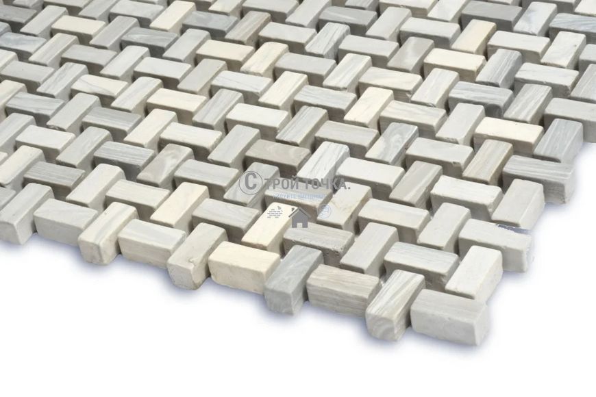 Мозаїка керамогранітна KC MI7 10200402C Grigio Freddo 300 x 300 х 10 (прямокутник 10 x 20) MI7 10200402C фото