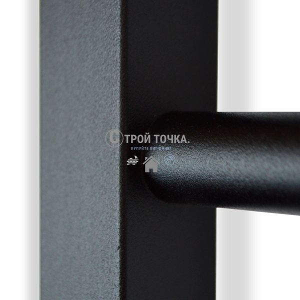 Рушникосушка Класик Квадро 500х800 Sensor ліва з таймером, чорний муар 12-216153-5080 фото