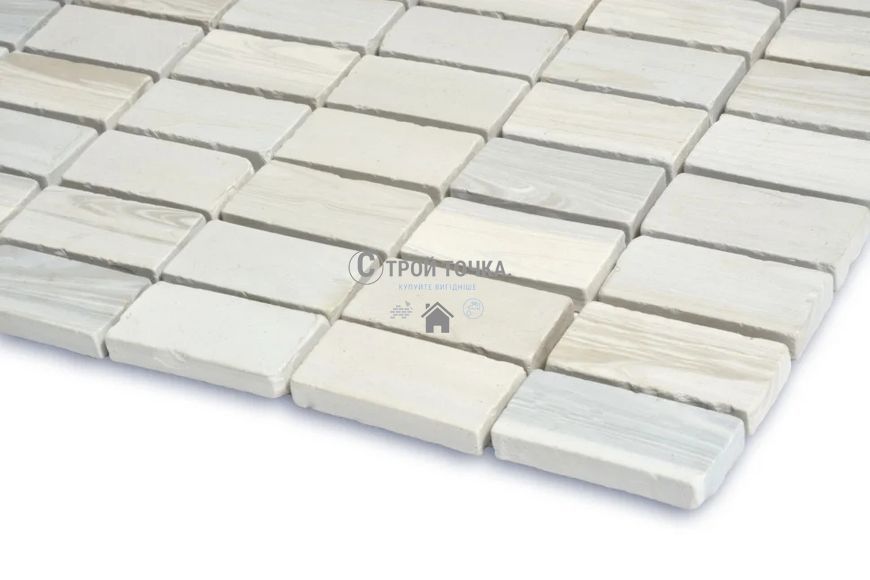 Мозаїка керамогранітна KC MI7 23460101C Grigo Caldo 300 x 300 х 7 (прямокутник 23 x 46) MI7 23460101C фото