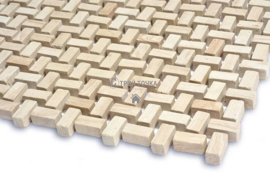 Мозаика керамогранитная KC MI7 10200404C Beige 300 x 300 х 10 (прямоугольник 10 x 20) MI7 10200404C фото